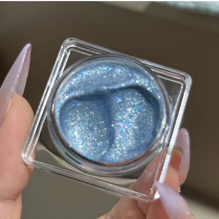 Diamond Sparkle Highlighter Cream Monochrome Shimmering Pearl Silver Face Contour Brighten Makeup Clear Glitter Flash Highlight
