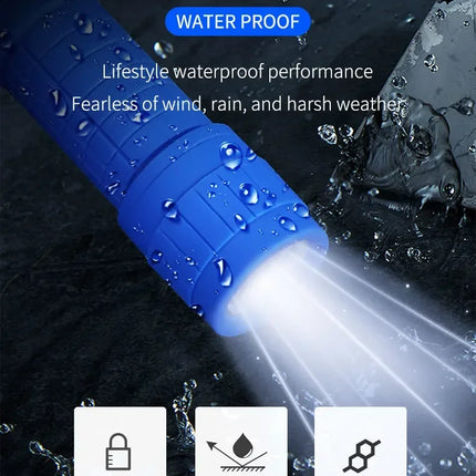 Portable LED Mini Children's Flashlight Strong Lighting Using 3 Batteries Fixed Focus Pocket Outdoor Waterproof Camping Torch