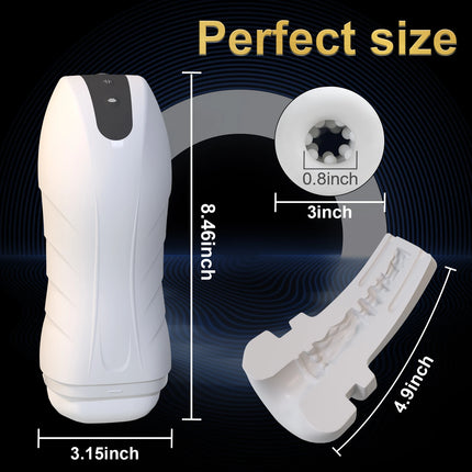 Automatic Male Masturbator Cup Automatic Blowjob Suking Machine Real Vagina Pocket Pussy Penis Oral Masturbatio Sex Toys For Men