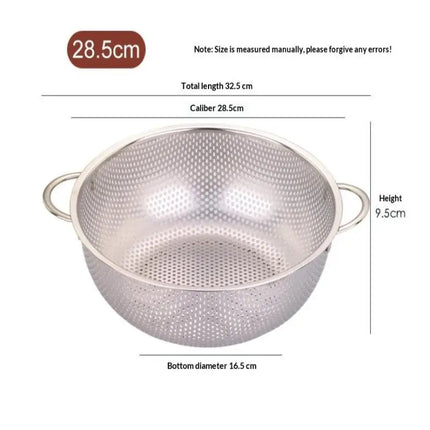 【Summer3】1Pc 2026 New Kitchen Tool Stainless Steel Kitchen Mesh Sifter Colander Strainer Sieve Baskets