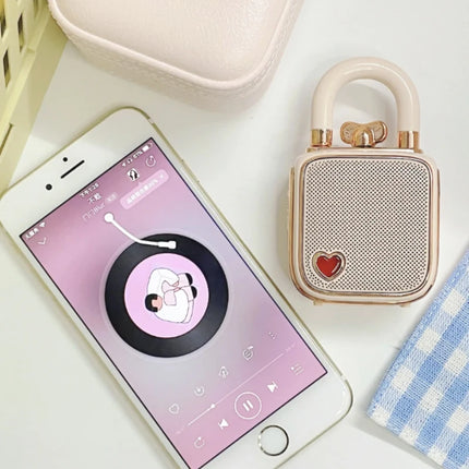 Divoom Love Lock Bluetooth Wireless Speaker TWS Mini Music Player Valentine's Day Gift Confession Phonograph Recorder