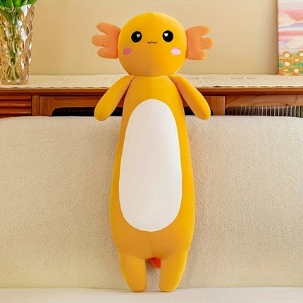 Heavyweight Large Size Axolotl  Doll Pink Salamander Throw Pillow Plush Toy Salamander Doll Valentine's Day Gift Easter Day