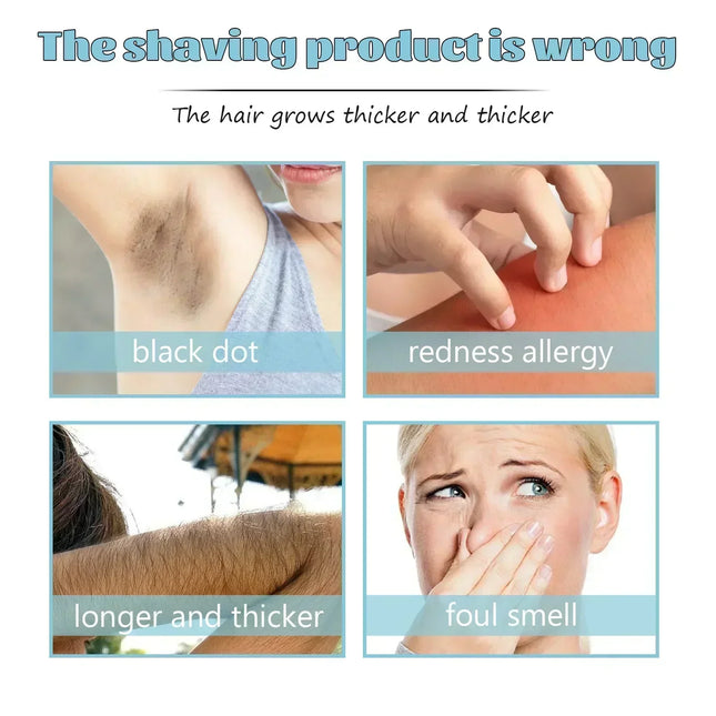 Permanent Hair Inhibition Serum Painless Allantoin Lupine Essence Hair Remover Hair Growth Inhibitor Depilatory Body Cream Care