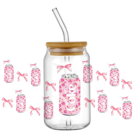 New Design Diet Coke 3D Decal UV DTF Cup Wraps for 16oz Glasses DIY Mug Phone Waterproof Transfer Sticker