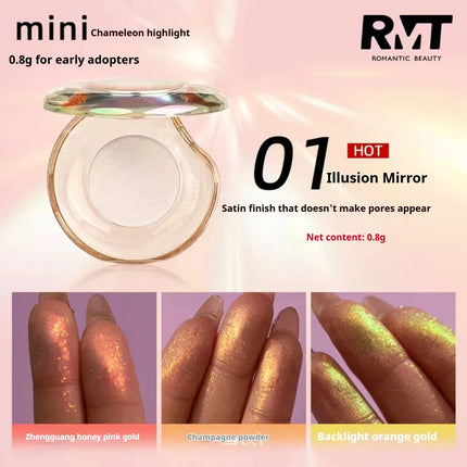 RMT Romantic Beauty Vientiane Chameleon Highlight Blush Repair 3-in-1 Liquid Brightens Face