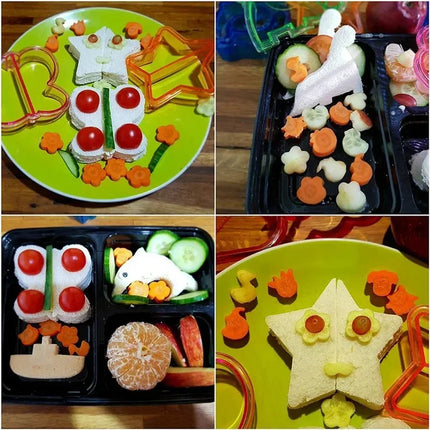 Kids Sandwich Cutter Bread Mold Lunch DIY Sandwich Cutter Mould Lunch Boxes Accessories Food Cutting Die Bread Biscuits Mold