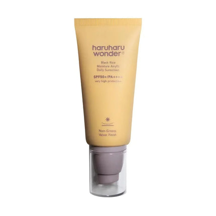 haruharu wonde isolation cream physical black rice fermentation chemical isolation emulsion moisturizes non-stick and brightens