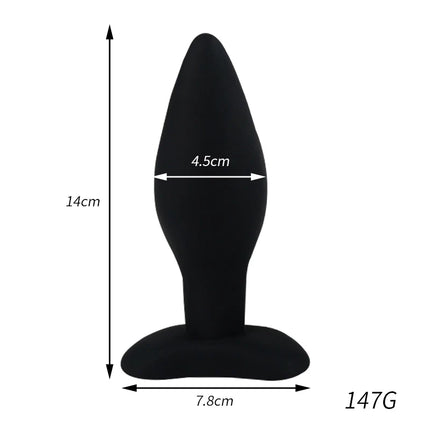 3 Sizes Silicone Anal Plug Set Wearable Butt Plug Stimulation Anus Masturbator G Spot Massage Dildo Sex Toy for Man Women