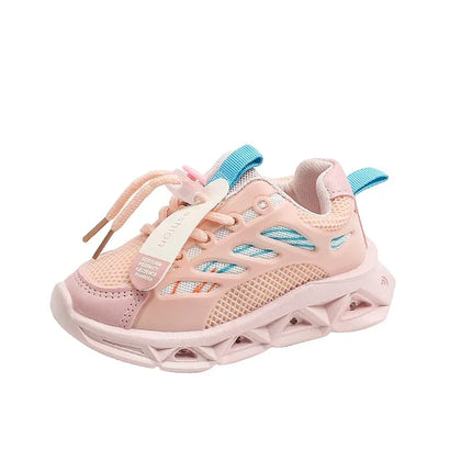 1-6 Years LED Baby Luminous Shoes Boys Glowing Children Sport Sneakers Kids Girls Anti-slip Toddler Mesh Shoes Led Flash Lights