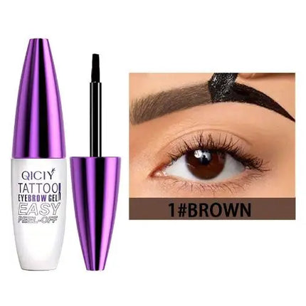 1pc Tear-Off Eyebrow Gel Lasting 3 Days Dyeing Eye Brow Long-Lasting Intense Waterproof Smudge-Proof Gel Make Up Cosmetic Tools
