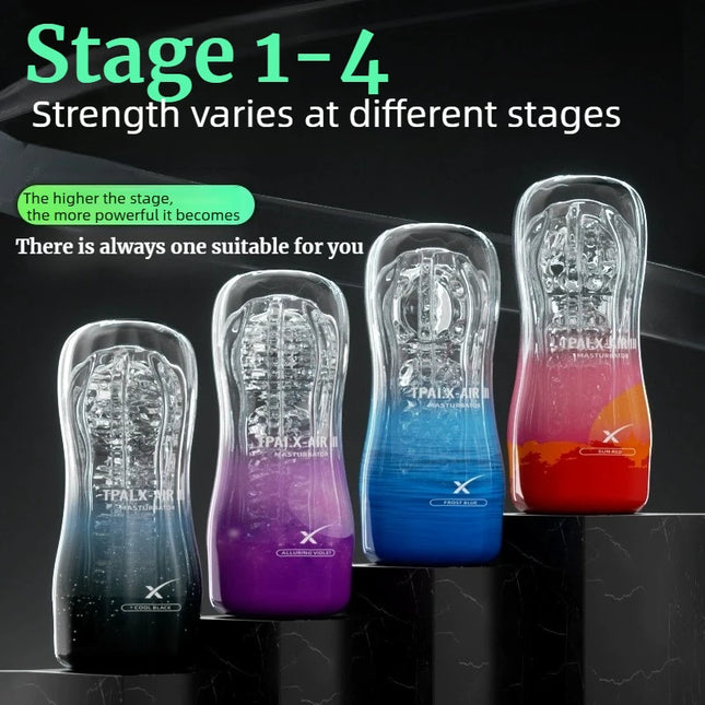 Powerful Suction Masturbation Cup New Way to Play Blowjob Male Masturbator Artificial Vagina Pocket Pussy Sex Toys for Men