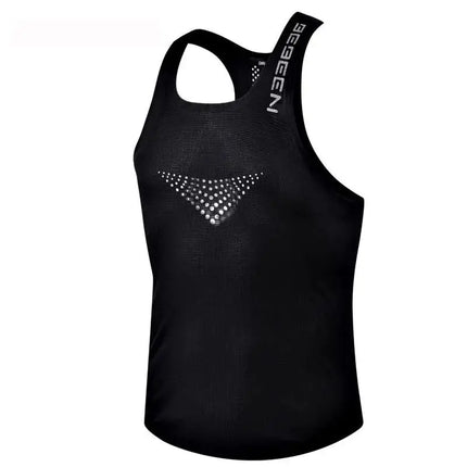 Summer New Professional Marathon Running Vest Men's Mesh Breathable Quick Drying Track and Field Racing Sports Vest