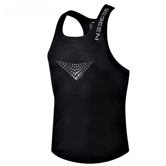Summer New Professional Marathon Running Vest Men's Mesh Breathable Quick Drying Track and Field Racing Sports Vest