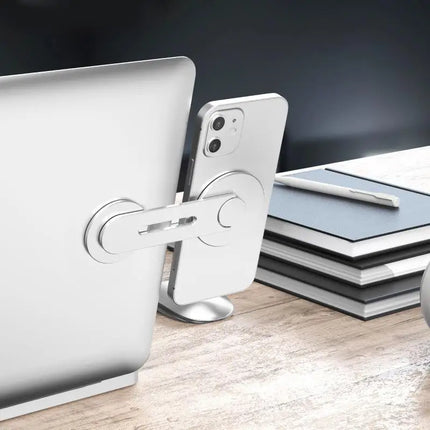 1Pc Magnetic Phone Holder For Laptop Phone Holder Magsafe Laptop Phone Side Cell Phone Stand Mount