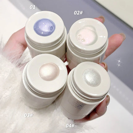Pearlescent Diamond Liquid Highlighter Contour High Gloss Finish Luminizer Makeup Gel Face Body Brighten Glitter Natural Contour