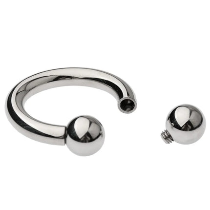 Stainless Steel Penis Sex Toys for Men Cock Ring Metal Penis Lock Bondage Head Glans With Ball Beads Delay Ejaculation Cockrings