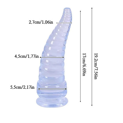 Threaded octopus tentacles, simulated anal plug, adult sex toy, men's and women's anal expanders, prostate massager, suction cup