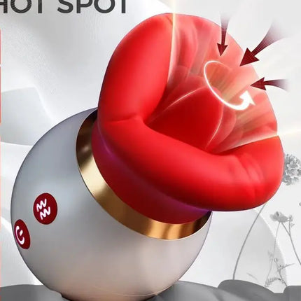 Powerful Swing Sucking Vibrator for Women Tongue Licking Sex Toys Sucker Female Oral Nipple Stimulator Sex Toys for Adults Goods