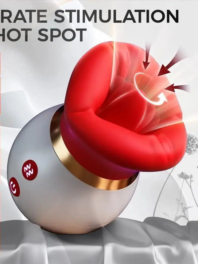 Powerful Swing Sucking Vibrator for Women Tongue Licking Sex Toys Sucker Female Oral Nipple Stimulator Sex Toys for Adults Goods