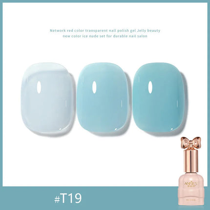 Pretty Colorful Glitter Nail Polish Reflective Candy Color Nail Varnish Semi Permanent UV Polish Nails Art Manicure Jelly Glue