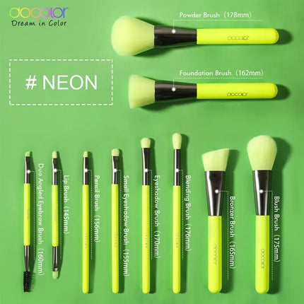 Docolor Makeup Brush Set Professional 10-30pcs Eyeshadow Blush Synthetic Foundation Brush Powder Contour Cosmetic Tool For Women