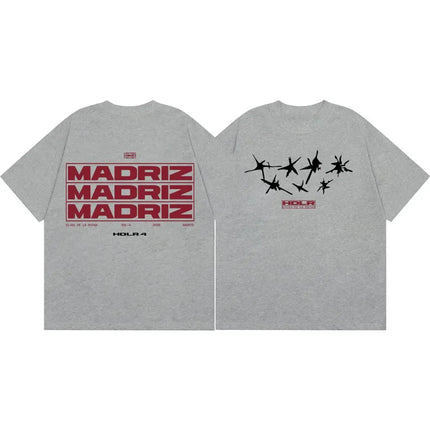 Natos Y Waor Double Sided Graphic T Shirts Men Women Hip Hop Vintage Short Sleeve T-shirts Summer Fashion Casual Cotton T-shirt