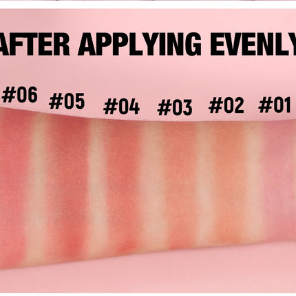  2-in-1 Liquid Blush Matte Lip Gloss Dual-purpose Liquid Blush Waterproof Multi-purpose Blush Stick Cheek Natural Blusher Cute