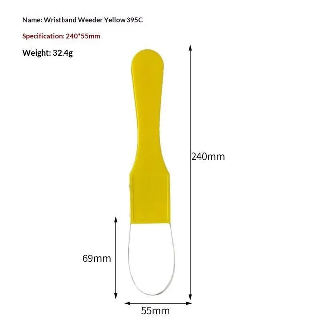 [TG813]Garden Hand Loop Weeder Tool - Iron Loop Design With Sharp Blades - Manual Weeders Tool For Weeding, Loosening