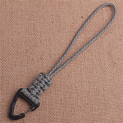 Triangular Buckle 7-Core Paracord Rope Keychain Handmade Survival Key Ring Men Women Outdoor Camping Car Hiking Backpack Gift