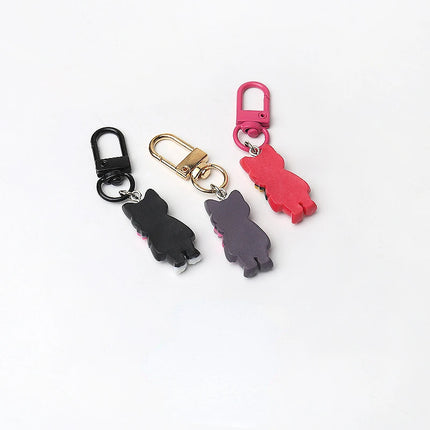 Trend Funny Street Cheap Cat Keychain Creative Bag Accessories Pendant Personalized Cartoon Versatile Key Chains Accessories