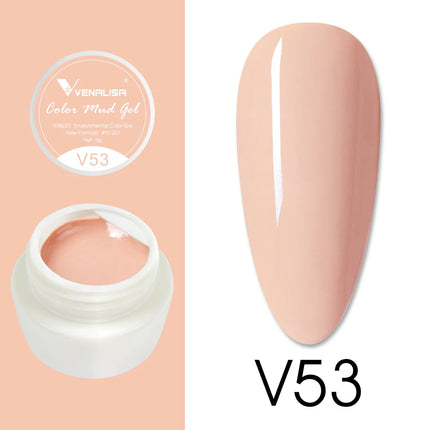 VENALISA Color Mud Gel Pure DIY Nail Art Design UV Gel Polish Professional Manicure Varnishes for Quality Artistry