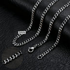 3mm Grey Cuban / 60cm 24inch