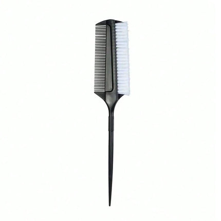 1pc Hairdressing Double Side Dye Comb With Highlight Comb Weaving Cutting Brush Professional Salon Hair Coloring Tool