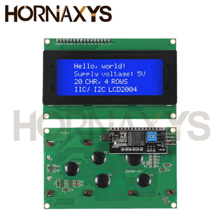 LCD2004+I2C LCD2004 20x4 2004A Blue Green Screen Character LCD IIC Serial Interface Adapter Module  LCD2004