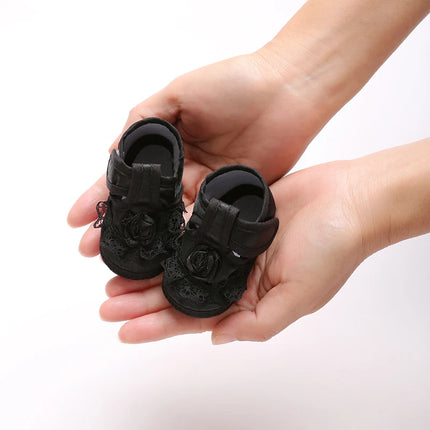 Multiple Options Newborn Baby First Baptist Shoe: Newborn Boy and Girl White Baptist Shoes Soft Sole Walking Shoes Size-9CM-10CM