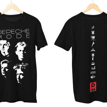 Depeche Mode The Singles Tour Graphic Printed Casual Loose Short Sleeved Rock Sports T-shirts Vintage Clothing Fans Gift Unisex