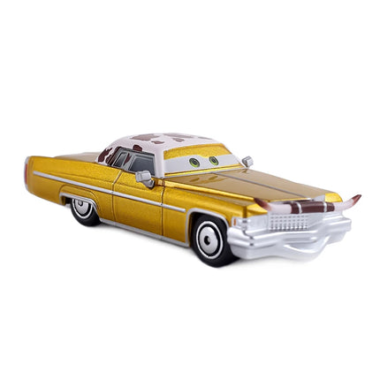 Disney Alloy Car Anime Figure Lightning McQueen Fire Fighting Truck Racing Car Kids Toys 1:55 Metal Die Casting Birthday Gifts
