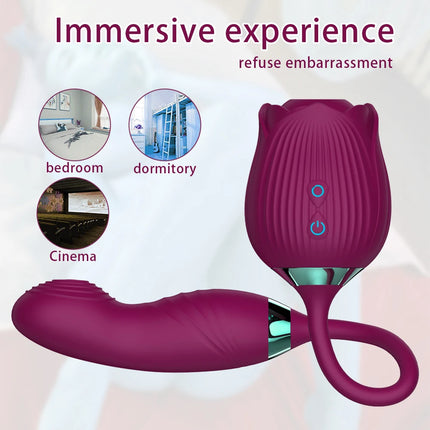 Clitoris Sucker Vibrator for Women Nipples Clit Stimulator Finger Wiggle G-Spot Vibrator Female Masturbator Sex Toy for Women 18
