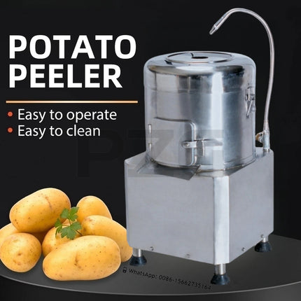 8kg 15kg 30kg Electric Automatic Small Sweet Potato Skin Peeler Cleaning Washing And Potato Peeling Machine For Commercial