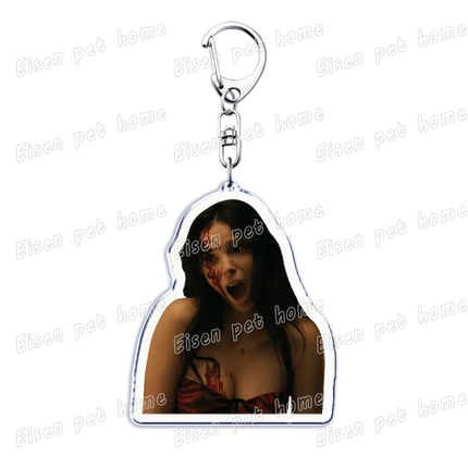 Horror Movie Obsession Keychain for Accessorie Bag Scary One Wish Willow Farming Keyrings Jewelry Friends Nikki Fans Gifts