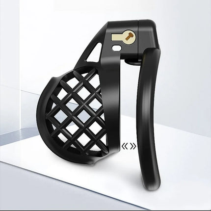 Breathable Chastity Cage for Men with 6  Rings Copper Lock Male Chastity Device BDSM 3 Size Cage Penis Exercise Bondage Sex Toys