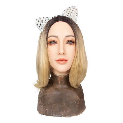 High-Quality Silicone Face Masks Crossdresser Fake Faces Drag Queen Stage Performance Cosplay Crossdressing Sissy Transgender