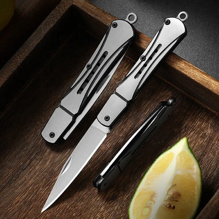 Outdoor knife Fruit knives camping high quality profesional，Multifunctional portable switch blade fruit knife