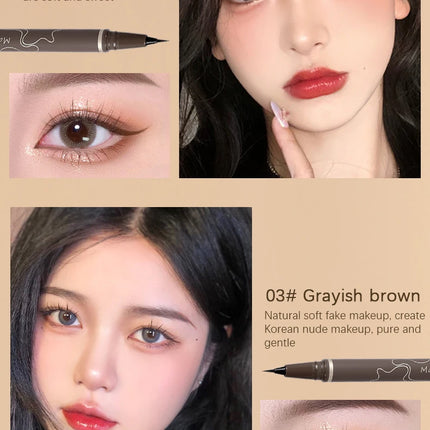 Smooth Very Fine Eyeliner Pen Longacting Quickdrying Waterproof Eyeliner Pen Suitable For Beginners Girls Holiday Gifts
