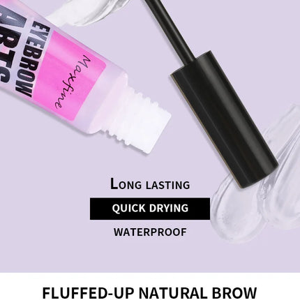 Transparent Hose Eyebrow Glue Waterproof Quick Drying Shaping Long Lasting And Non Smudging  Non Shedding Eyebrow Makeup