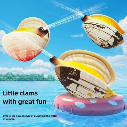 5/10PCSMini Water Spraying Clam Shell Toy for Boys - Simulated Water Gun Prank Toy Summer Outdoor Play Children's Shell Game