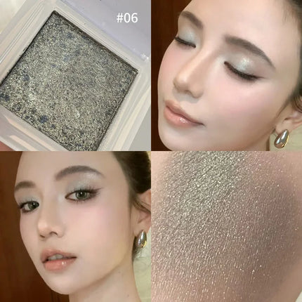 Sexy Black Violet Eye Shadow Matte Wild Rose Pink Eyeshadow Shy Orange Eyes Makeup Easy To Color Blue Diamond Sparkle Eyeshadow