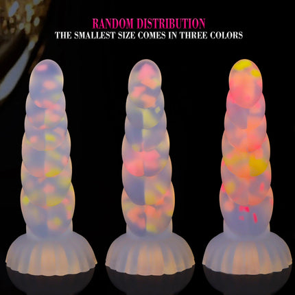 NEW Luminous Anal Plug Female Masturbator Expansion Anal Dildos for Women Soft Silicone Butt Plug Gay Sex Toys Prostate Massager