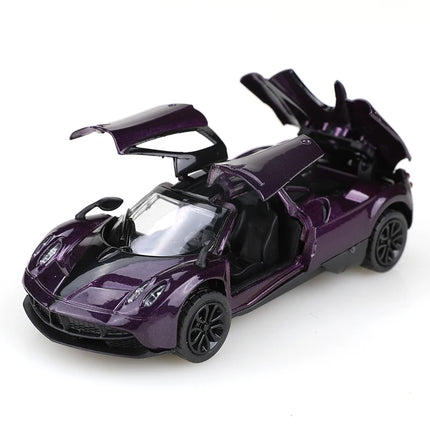 (bagged)1:43 Alloy Car Model Simulation Pagani Racing Car Vehicle Pull Back Car Ornaments Collection Toys For Boy Children