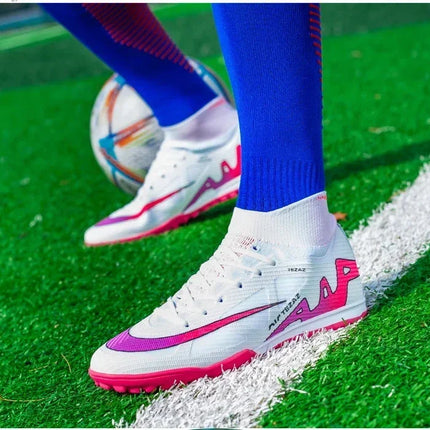 Men Football Shoes TF/FG Society Cleats Indoor Soccer Shoes Professional Football Field Boots Fast Unisex Sneaker Top Quality